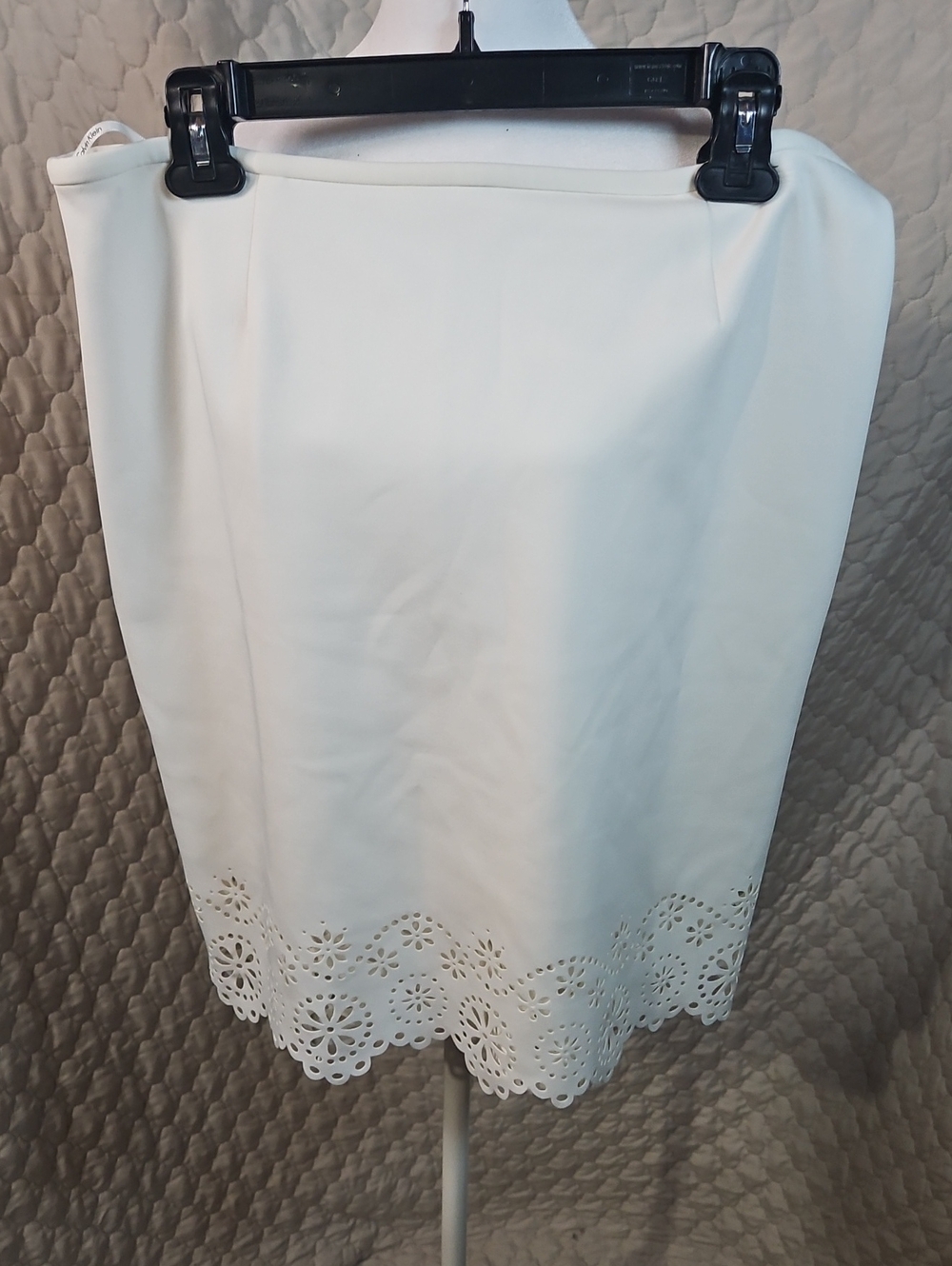 Calvin Klein Mini Skirt With Eyelet Hem